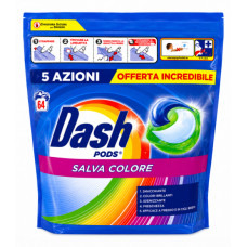 Капсули для прання Dash Pods Salva Colore, 64 шт